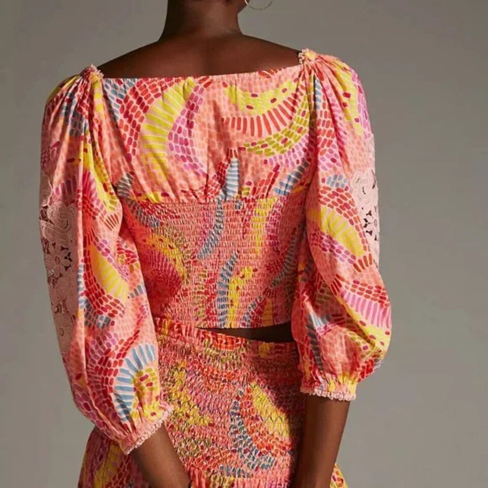 FARM Rio Dotted Banana Blouse - Picture 4 of 5